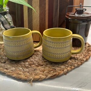 Two new Hearth & Hand Stoneware coffee mugs-Magnolia